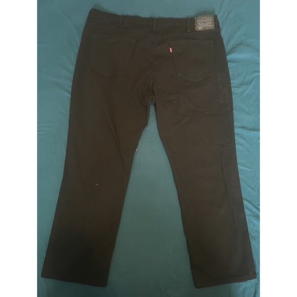 Levi's 541 Athletic Taper Stretch Jeans Black Men’s Size 44x30 Big & Tall - Picture 7 of 8